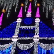 Awesome Christmas light show on Saks Fifth Ave Bldg
